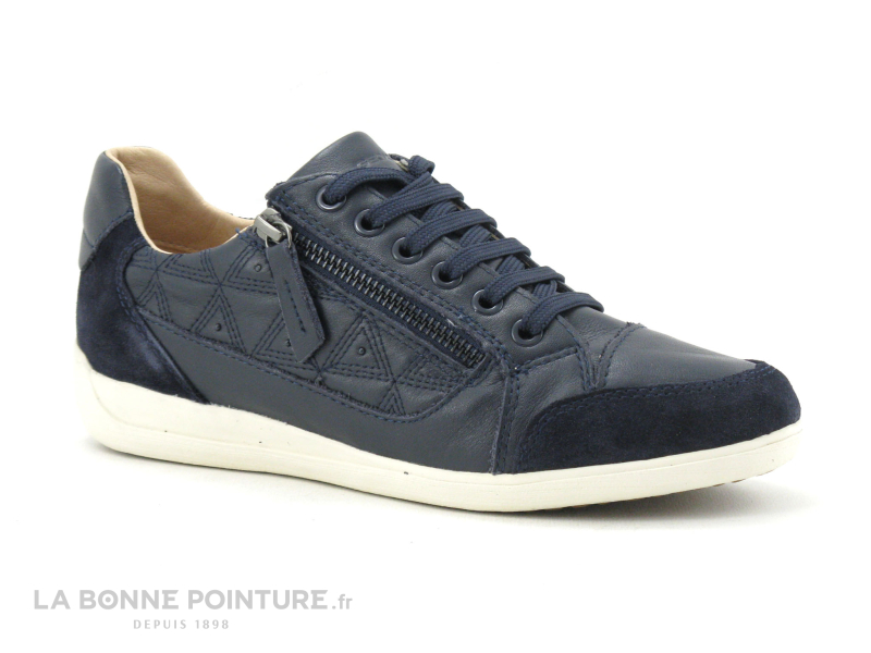 Achat chaussures Geox Femme Basket, vente Geox MYRIA Navy - Basket Femme bleu marine