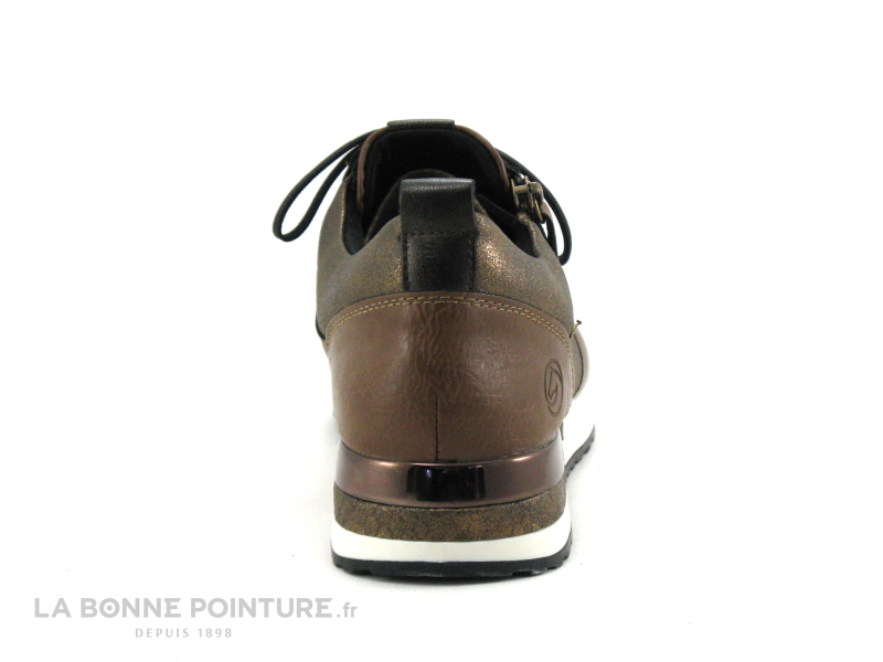 Remonte R2543-22 Chestnut Noir Bronze - Sneakers mode Femme 4
