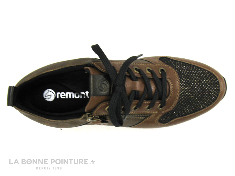 Remonte R2543-22 Chestnut Noir Bronze - Sneakers mode Femme 6