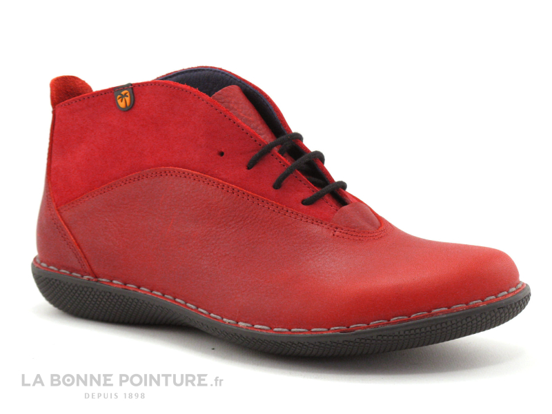 Jungla 6063 Rouge - Chaussure montante femme 1