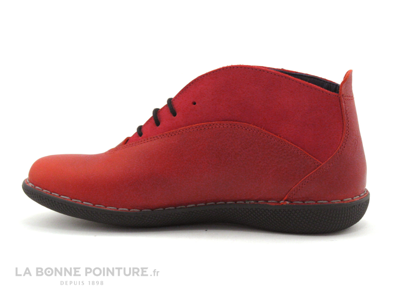 Jungla 6063 Rouge - Chaussure montante femme 3
