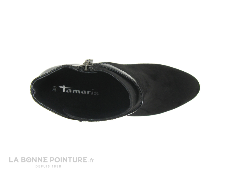 Tamaris 1-25315-27 Black Comb Boots talon 6