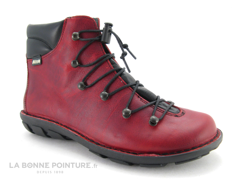 Alce Shoes chaussure montante rouge lacet 8938 1