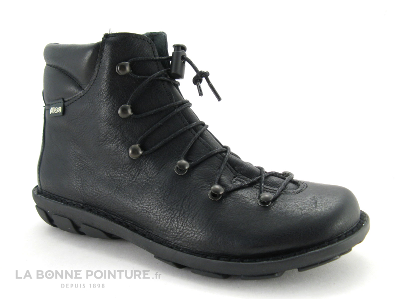 Alce Shoes chaussure montante noir lacet 8938 1
