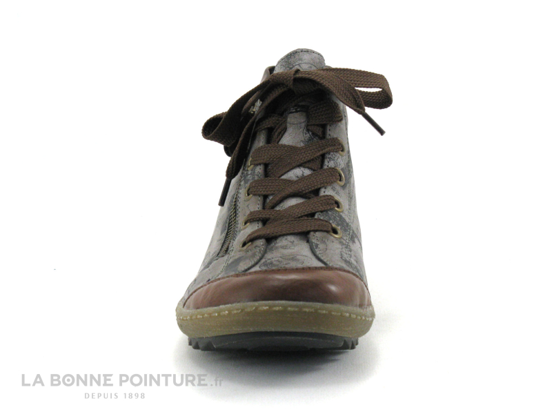 Remonte R1487-24 - Marron - Noir - Chaussure montante Femme 2