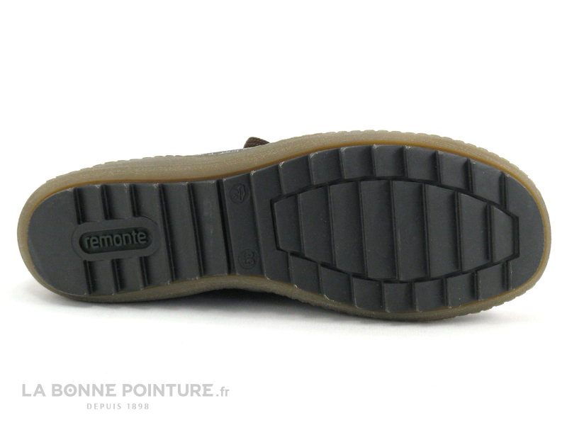 Remonte R1487-24 - Marron - Noir - Chaussure montante Femme 7