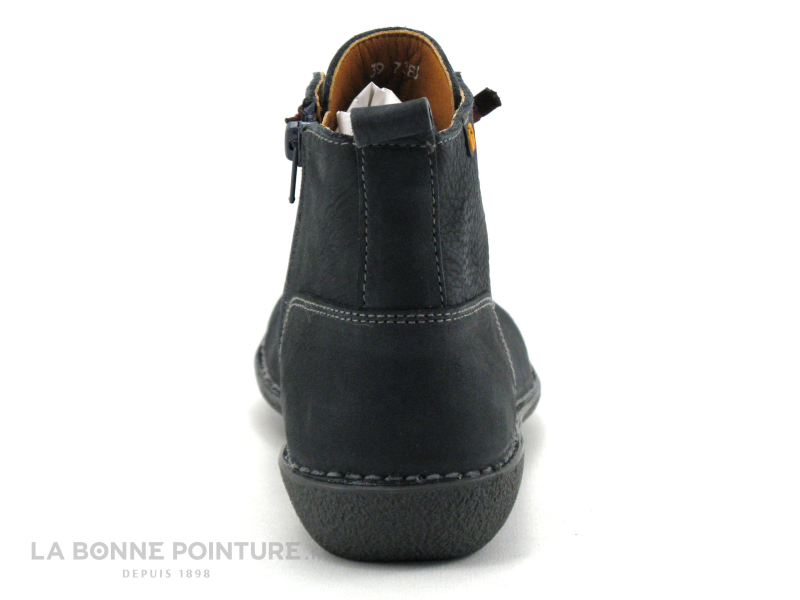 Jungla 7283 Gris - Lacet elastique bordeaux - Boots Femme 4