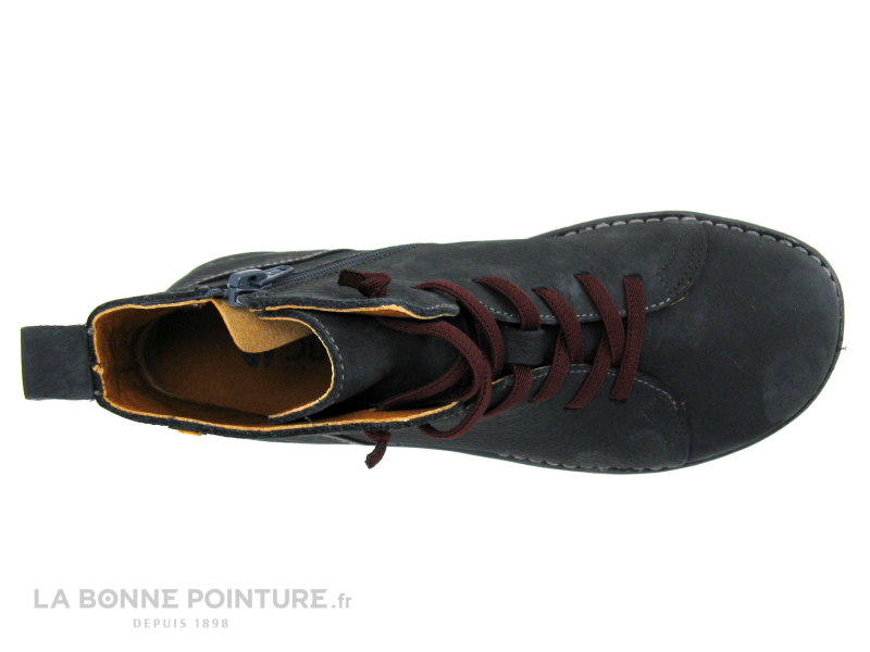 Jungla 7283 Gris - Lacet elastique bordeaux - Boots Femme 6