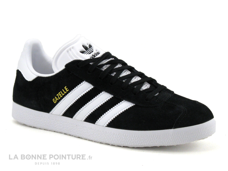 Adidas GAZELLE BB5476 Black White - Basket noire et blanche Homme 1