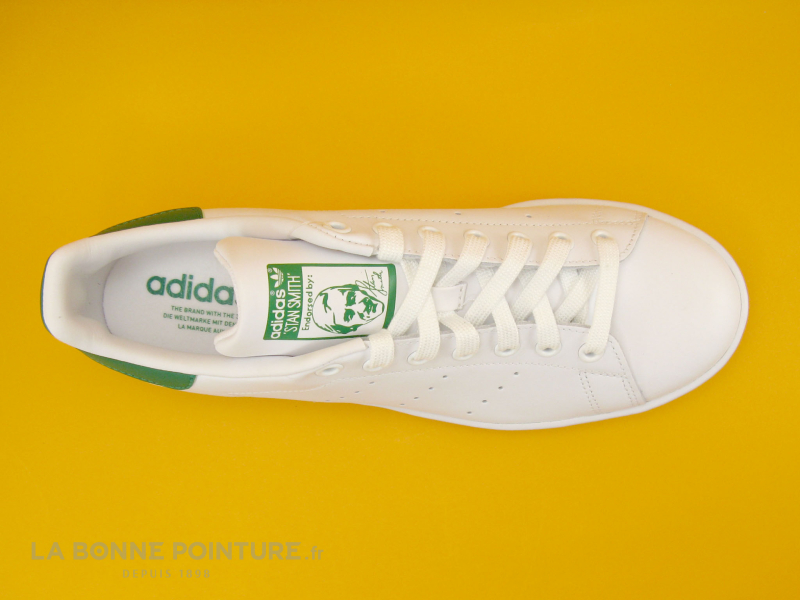 Adidas STAN SMITH M20324 White Green - Basket Homme blanc-vert 6