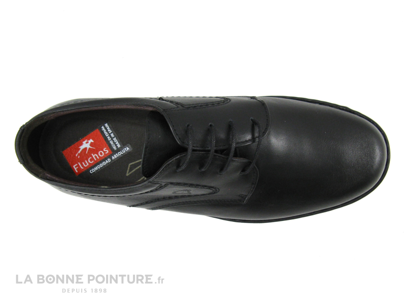 Fluchos GALAXI 3120 Noir - Chaussure derbi Homme en cuir noir 6
