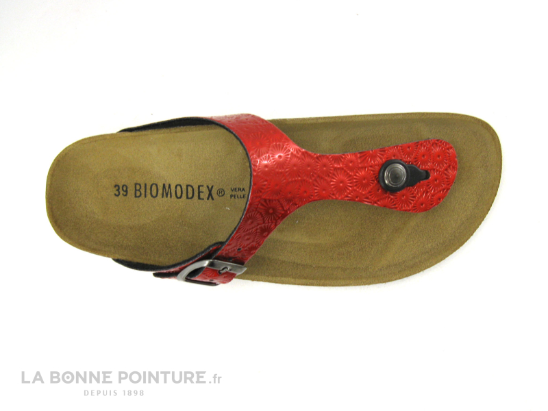Biomodex 1830 Rouge - Tong Femme 6
