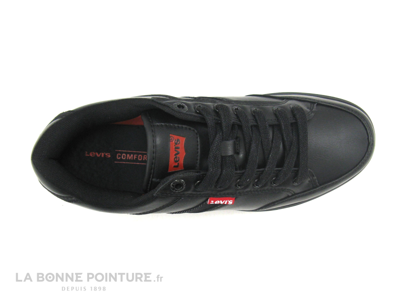 Achat chaussures Levi's Homme Basket, vente Levis CYPRESS Brilliant black  227239 - Basket ville