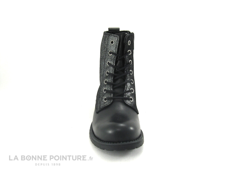 Fricote 34785 Noir Argent Boots fille 2