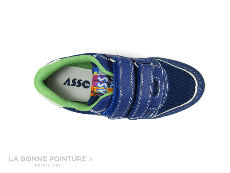 Asso Shoes 45515 Ming Bleu Basket enfant velcro 6