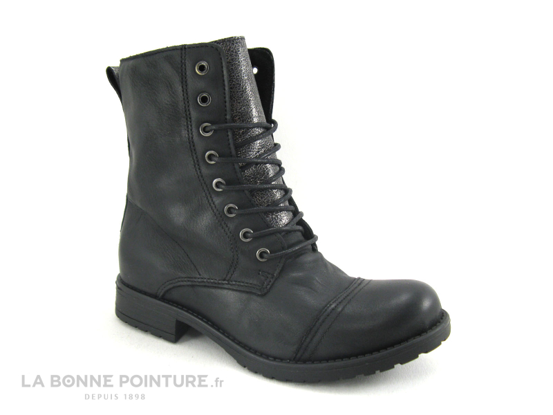 Fricote 33274 Noir Boots rangers fille 1