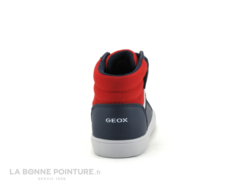 Geox GISLI J365CC navy red - Sneaker montante GARCON marine et rouge 4