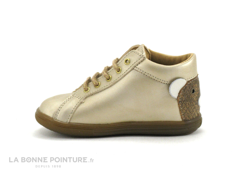 Bopy ZADIG Or - Chaussure montante fille doree 3
