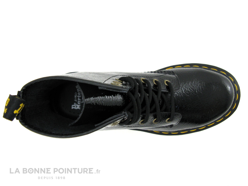 Dr Martens 1460 - 27774001 - Black Distressed patent - Boots noires 6