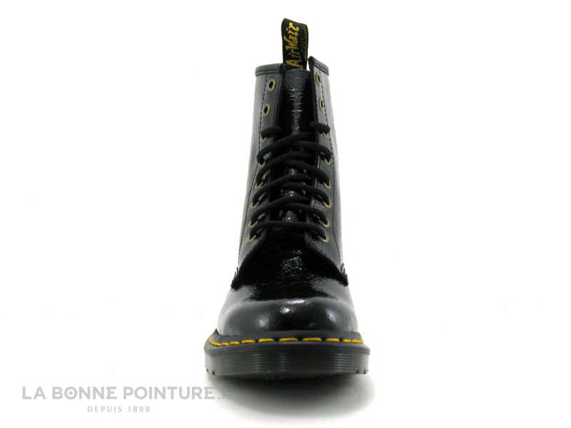 Dr Martens 1460 - 27774001 - Black Distressed patent - Boots noires 2