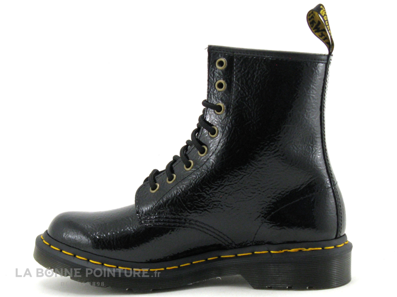 Dr Martens 1460 - 27774001 - Black Distressed patent - Boots noires 3
