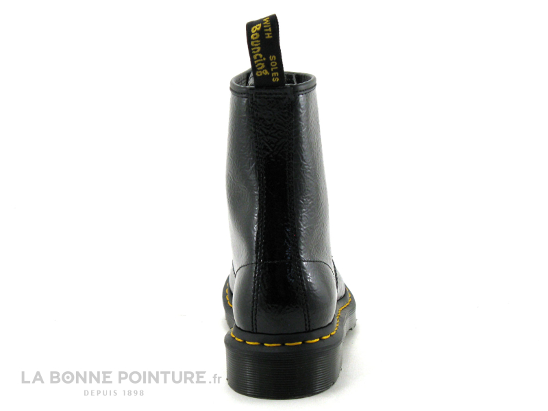 Dr Martens 1460 - 27774001 - Black Distressed patent - Boots noires 4