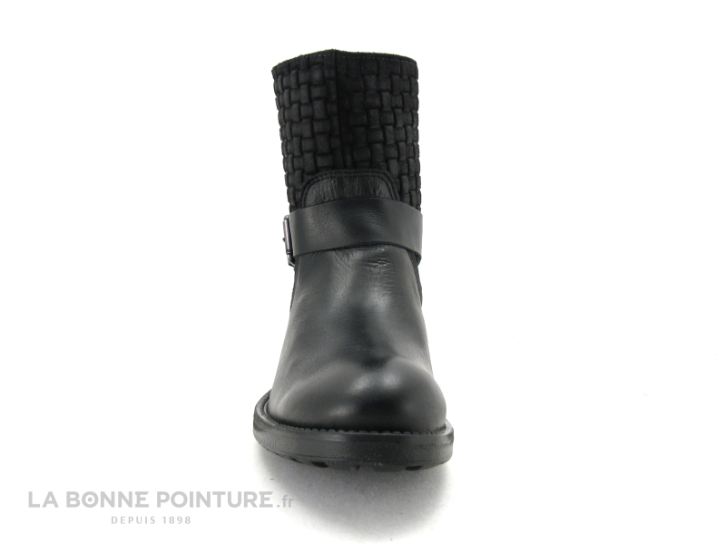 Fricote boots noires gaufree 2