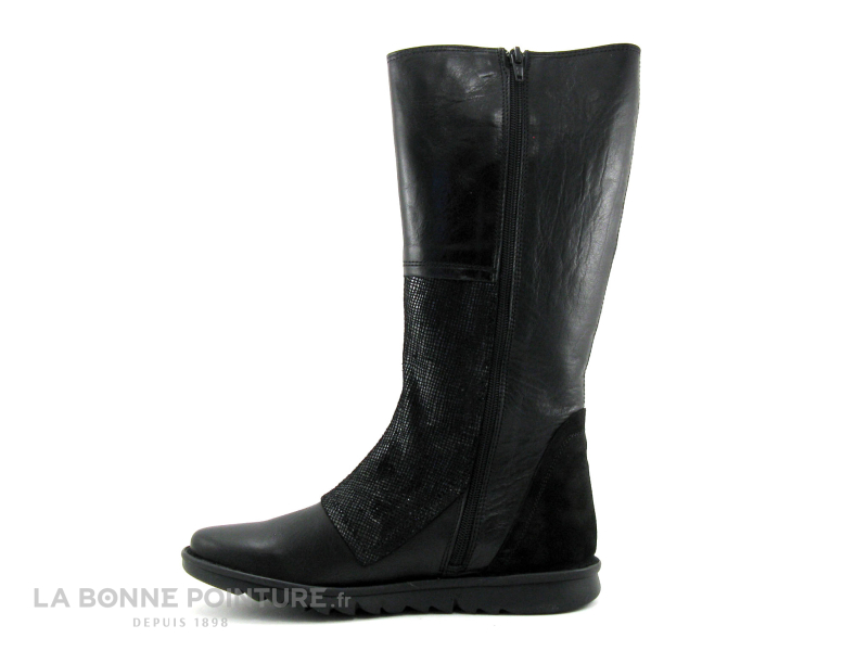 Alce Shoes 9224 Noir - Gris acier - Botte femme 3