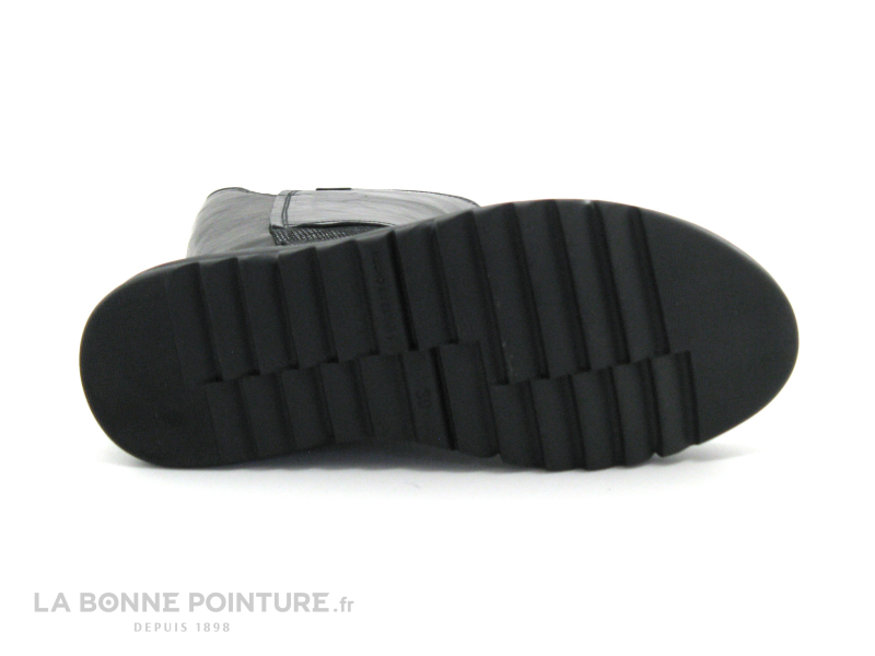 Alce Shoes 9224 Noir - Gris acier - Botte femme 7