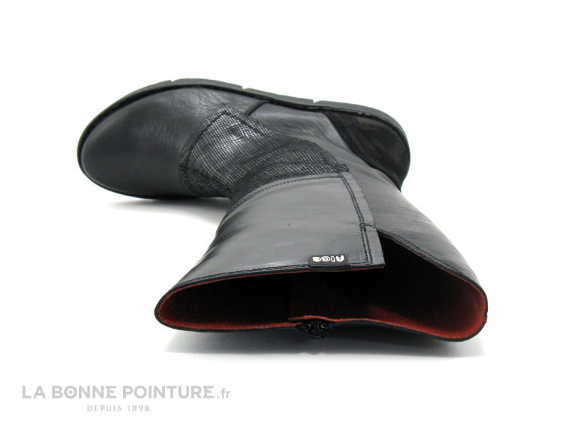 Alce Shoes 9224 Noir - Gris acier - Botte femme 6