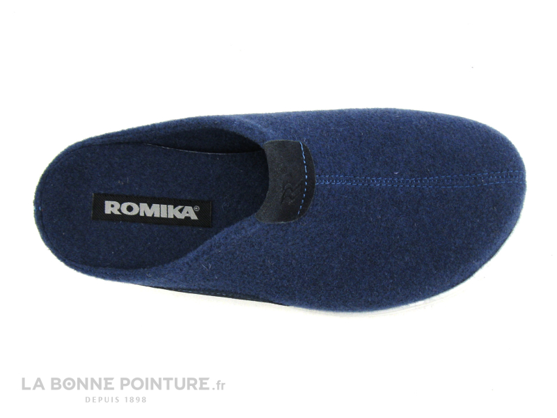 Romika GOMERA 01 Bleu - Pantoufle confort femme 6