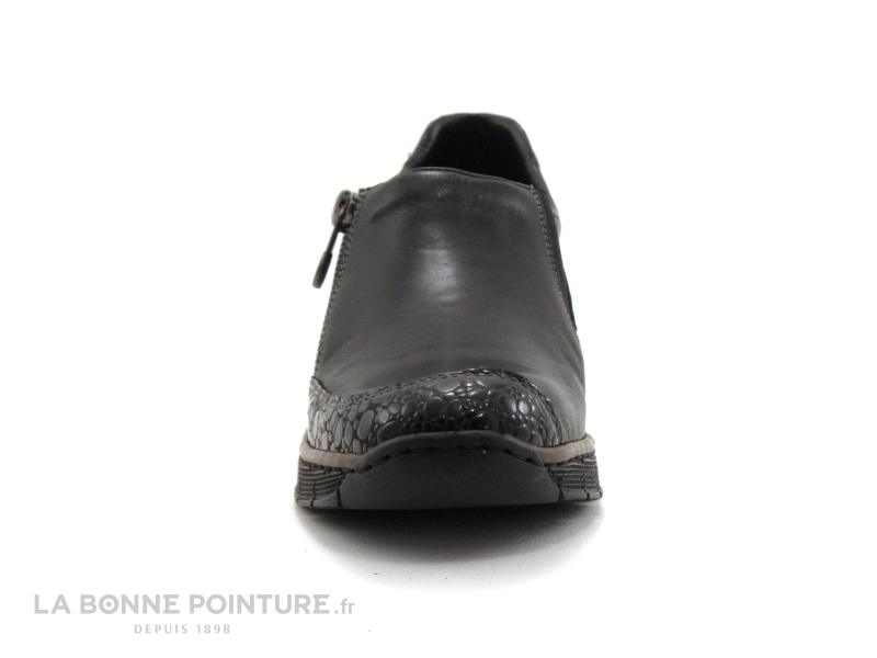 Rieker 53734-45 - Granit - Zip - Chaussure basse noire 2