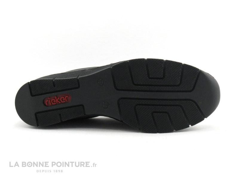 Rieker 53734-45 - Granit - Zip - Chaussure basse noire 7