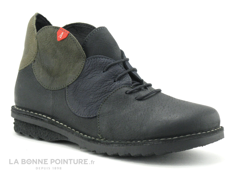 Alce Shoes 7760 - Chaussure montante noire - cercles 1