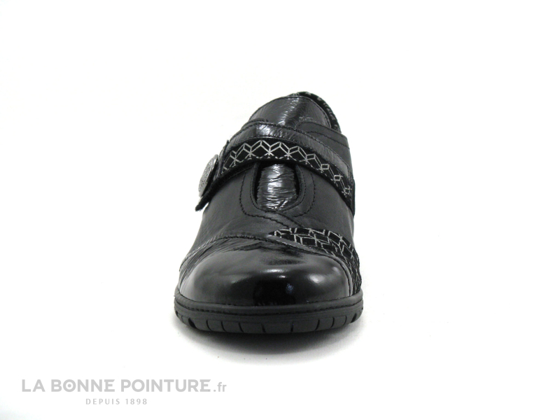Geo Reino CORADO fripe noir - Chaussure basse velcro 2