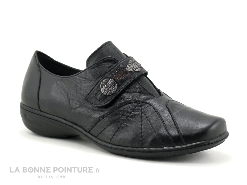 Artika EQUIN Noir - decors argent - Chaussure basse velcro 1