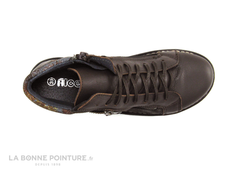 Alce Shoes 9345 Nebel Palissander Fleur marron - Boots 6