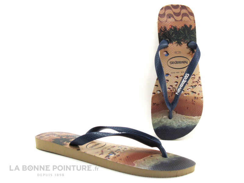 Havaianas HYPE Rose Gold - Tong Homme - Plage Palmiers 1