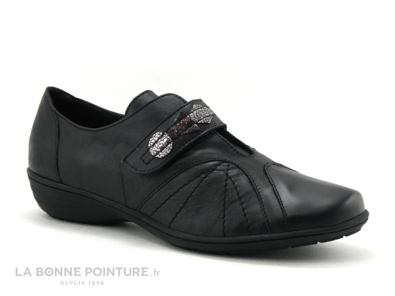 Artika EQUIN Noir - decors argent - Chaussure basse velcro 1
