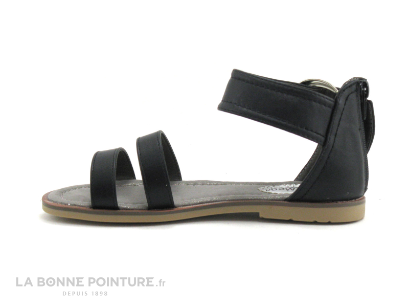 BM FootWear 486011000 - Noir - Sandale zip 2