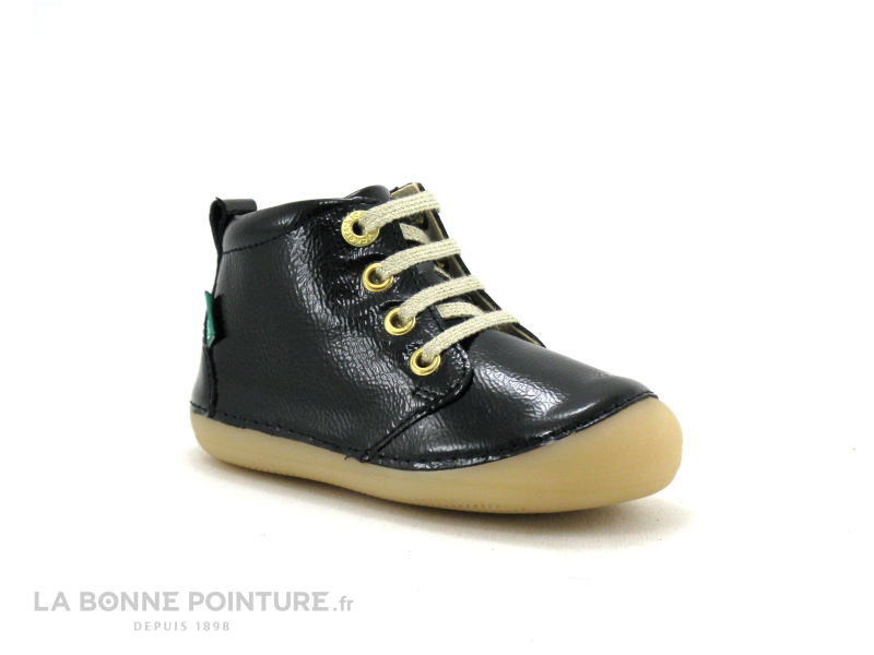 Kickers SONIZIP Noir verni - 947790-10 - Chaussure montante fille - BEBE 5