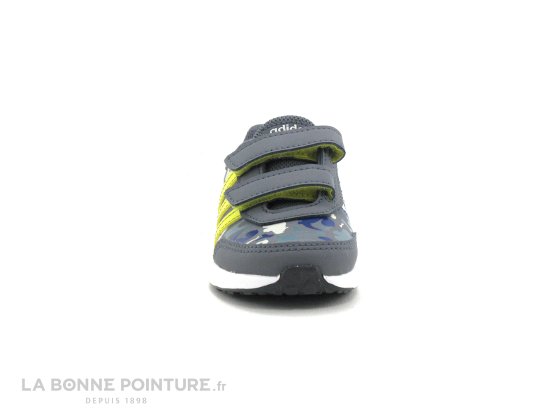 Adidas VS SWITCH B76065 - Gris Imprime - Basket velcro 2