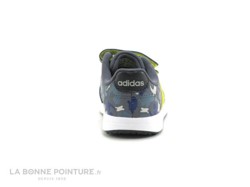 Adidas VS SWITCH B76065 - Gris Imprime - Basket velcro 4