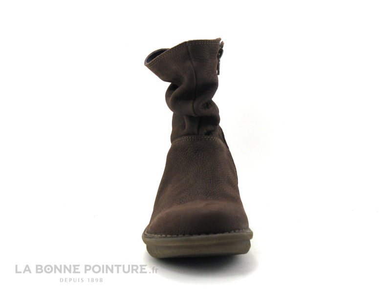 Jungla 7559 cafe - Boots Femme cuir marron 2