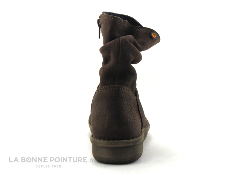 Jungla 7559 cafe - Boots Femme cuir marron 4