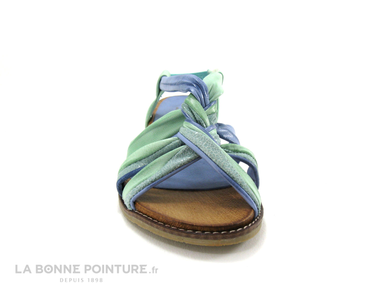 Bertuchi 3110 Multiazul Bleu Vert Sandale Femme 2
