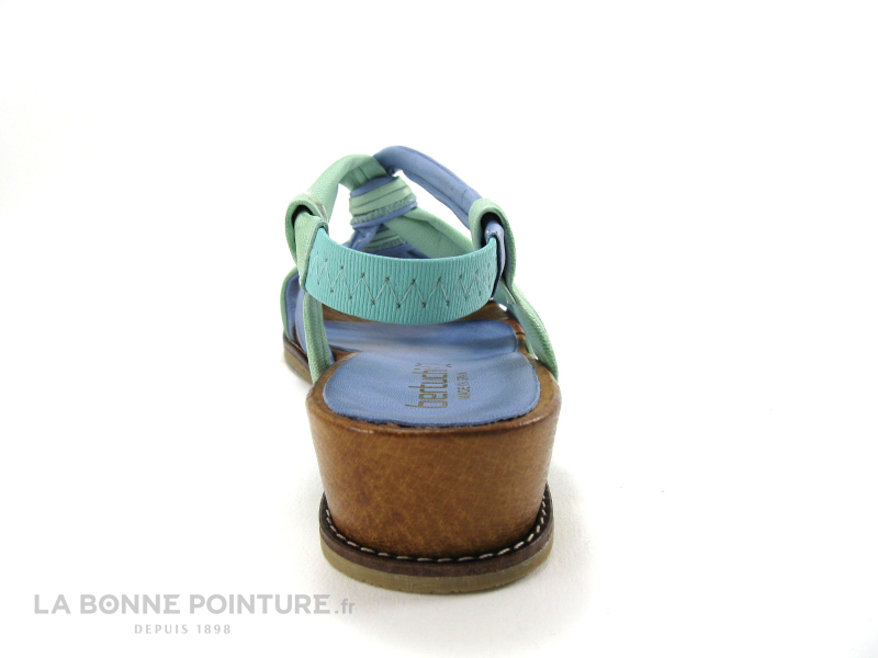 Bertuchi 3110 Multiazul Bleu Vert Sandale Femme 4