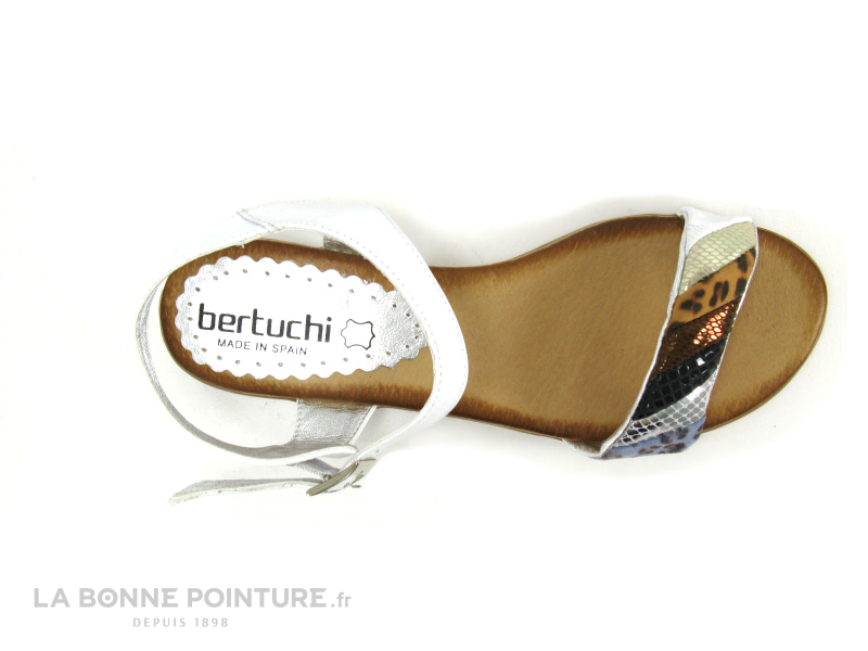 Bertuchi 3714 Multi Blanc Sandale Femme 6