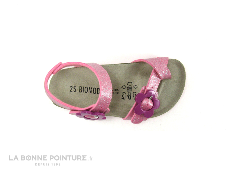 Biomodex 1896 Glit Porpora Rose Nu pieds entre-doigts 6