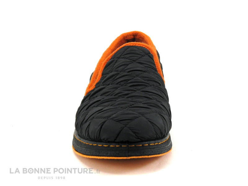 Semelflex SUPER REMY Noir - Orange - Chausson Homme 2